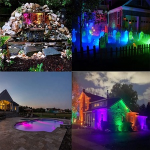 Lumière de fontaine de <span class=keywords><strong>piscine</strong></span> à LED RVB étanche <span class=keywords><strong>IP67</strong></span> avec projecteur à gradation télécommandé pour les piscines de jardins extérieurs Caractéristiques de l'eau - Product Image 5