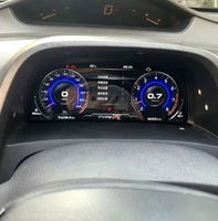 Écran LCD numérique intelligent sur mesure de 12,3 pouces pour tableau de bord de voiture, compteur de vitesse pour Honda Civic 8ème génération 2006-2012