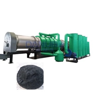Horno Rotatorio Inteligente para Carbón de Cáscara de Arroz, Máquina de Pirólisis Motorizada para Carbonización en Venta - Product Image 1