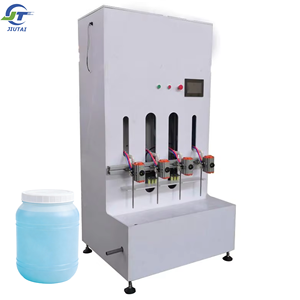 Remplisseuses <span class=keywords><strong>de</strong></span> bouteilles en plastique corrosives acides semi-automatiques pour détergent liquide chimique <span class=keywords><strong>de</strong></span> blanchiment pour bouteilles en plastique - Product Image 1