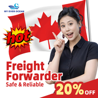 Services logistiques les moins chers, expédition au Canada, FCL, LCL, agent express, transitaire porte-à-porte de Chine vers le Canada