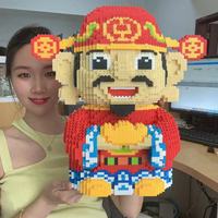 Juguetes Diy baratos de 41CM, juegos de bloques de construcción pequeños, bloques de construcción de partículas pequeñas de microdiamantes para adultos y niños