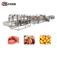 Équipement de traitement entièrement automatique des oignons et de l'ail, ligne de production de machines de traitement des racines, légumes racineux et tuberculineux