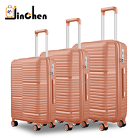 Bagages à roulettes vintage style classique sacs de voyage en PP Offre Spéciale design de luxe valise en PP avec serrure TSA à combinaison