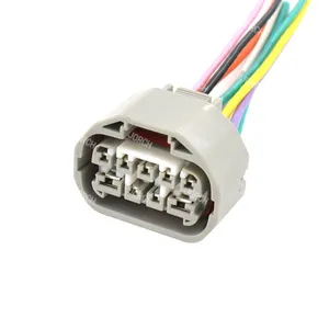 9 pin female waterproof auto wire harness connector 7283-1296-40 DJ7092-2.2/4.8-21