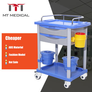 Carro de emergencia de plástico ABS médico MT ruedas giratorias médicas para hospital Carro de anestesia médica barato carro médico - Product Image 5