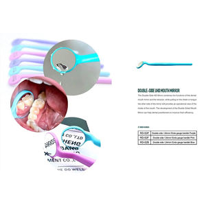 Esame per uso orale specchi usa e getta Autoclave dentista uso quotidiano HD superficie anteriore bocca dentale specchio - Product Image 4