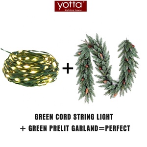15M 50M 100M新モデルIP65RGB8モードグリーンコードガーデンクリスマスフレキシブルレザーパーティー装飾ストリングライト - Product Image 4
