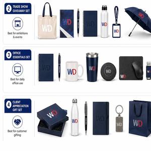 Custom Logo Promotional Giveaways Gift Set Cap <strong>T</strong> <strong>Shirt</strong> Tote Bag Fan Sunscreen Bulk Wholesale Corporate Event Souvenir Custom - Product Image 4