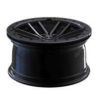 Ruedas de Aluminio Forjado Geruida S3-00040 18-24, Diseño Personalizado Negro Mate, Multirradio, Profundas, con Certificación DOT para F150, Garantía de 6 Años