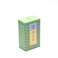 Boîte en métal pour emballage de thé chinois, boîte à thé en métal avec impression offset et couvercle à vis, conteneur de stockage de thé