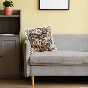 <b>Vintage</b> 50cm Oil Painting Throw Pillow Colorful Raised Embroidery Empress Flower Decorative Cushion for <b>Sofa</b> <b>Bed</b> Living Room - Product Image 6