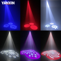 Projecteur LED mobile 3-en-1 RGB 150W avec fonctions Beam, Spot et Wash, DMX512, Prisme et Zoom pour Éclairage de Scène, Mariages, Fêtes, Discothèques, Clubs et Concerts