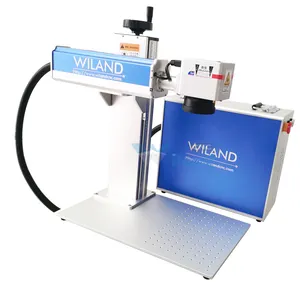 30% Discount! 20w 30w 50w Fiber Laser Marking Machine Price Maker Engraving Laser Logo Printing