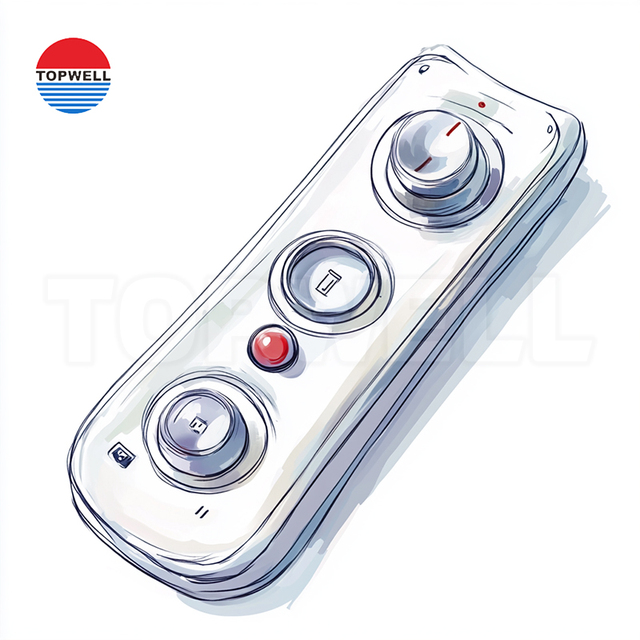 Smart Audio System Remote Control with LCD Display and Long-Range Signal Transmission Leading Design Manufacturer Remote Control