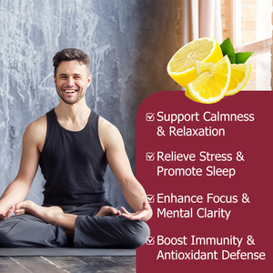 Gouttes liquides de GABA L-Théanine les plus vendues : détendent les muscles tenseurs et soulagent la fatigue physique, favorisant un équilibre et une paix d'esprit. - Product Image 3