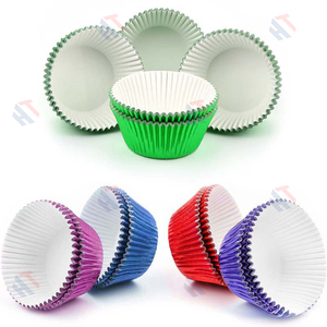 Đầy Màu sắc giấy nhôm lá nướng bánh cup <span class=keywords><strong>Mini</strong></span> Rose Gold Foil cupcake Lót Giấy Bánh trường hợp Baking cup - Product Image 6