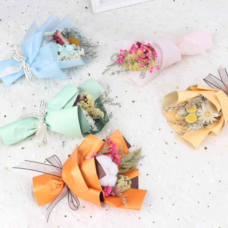 Mini Bouquet of Dried Flowers Perfect Gift for Valentine's Day