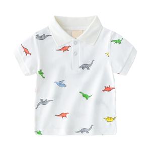 Camisetas para Niños, Camisetas de Algodón de Manga Corta con Cuello Polo para Niños - Product Image 2