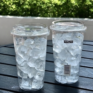Glaçons givrés en plastique jetables écologiques Tasses à boisson de jus Tasses à café glacées en plastique blister pour congélateur - Product Image 2