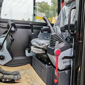Like-New Condition Sany SY55U Mini Excavator 6 Ton Kawasaki Engine PLC Control Yellow Track Hydraulic <b>Machine</b> with low price - Product Image 5