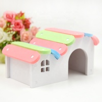 Neue Design Bunte PVC bord Hamster Nest Kleine Tier Pet Häuser