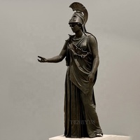 Statues masculines grecques nues, sculpture de dieu romain, statue de bronze d'Olympien Zeus