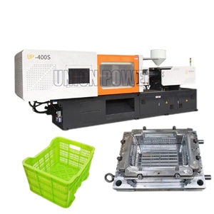 Máquina de moldeo por inyección de cesta de frutas y verduras, fabricante de máquina de fabricación de cajas de plástico completamente automática de 400 toneladas - Product Image 3