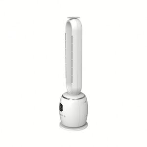 Ventilateur Chauffant Sans Pales à Double Fonction Chaud/Froid avec Moteur AC, 3 Modes de Vent, Écran LED, Veilleuse, en Plastique pour Usage Domestique - Product Image 3