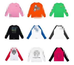 Camiseta de Manga Larga con Cuello Redondo, Diseñ<span class=keywords><strong>o</strong></span> de Corazón Cromado, de Alta Calidad, 100% Algodón, Unisex, Holgada, Venta al Por Mayor - Product Image 3