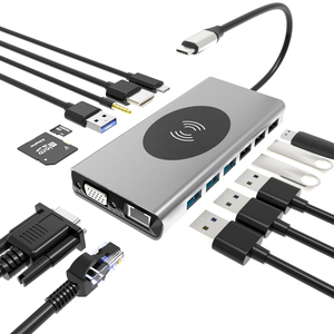 Tarjeta Compact Flash TF BASIX Compatible con Adaptador USB Tipo C 15 en 1 para PC, Laptop y Teléfono Inteligente - Product Image 1