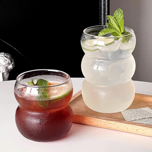 Tasse <span class=keywords><strong>en</strong></span> <span class=keywords><strong>verre</strong></span> créative <span class=keywords><strong>en</strong></span> forme de <span class=keywords><strong>gourde</strong></span> jus de boisson gobelet sans tige <span class=keywords><strong>thé</strong></span> à bulles tasse à café Latte - Product Image 6