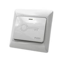 Bouton poussoir en plastique de bonne qualité 12V/24V pour système de contrôle d'accès aux portes