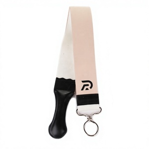 Cordon de lustrage pour rasoir droit en cuir et toile avec quincaillerie en laiton pour l'entretien - Product Image 1