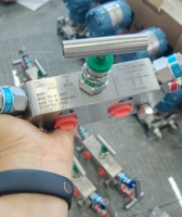 Rosemounte R305 : Supports de collecteur intégrés pour transmetteurs coplanaires, éliminant les brides. Numéro de modèle : 0305RC52B11
