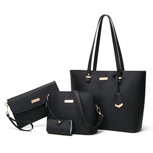 Nouvel ensemble de sacs fourre-tout en cuir PU quatre pièces pour femmes, sac à bandoulière grande capacité toutes saisons - Product Image 1