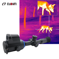 Lunette de chasse thermique intelligente tactique 612 LRF 640x512 avec zoom numérique 2.8-22.4x, mise à zéro automatique, NETD≤18mk et télémètre 1000m