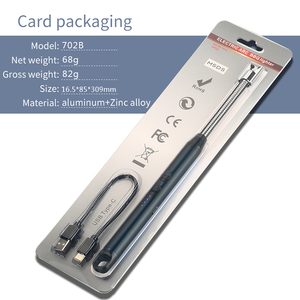 Bật lửa điện <span class=keywords><strong>USB</strong></span> sạc lại, chống gió 360 độ, xoay tự do, dùng cho nướng BBQ, nến, nhà bếp - Product Image 4