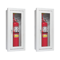 Lemari Pemadam Kebakaran Baja NFPA 14 Anti-pencurian Aksesoris Pemadam Kebakaran Merek ShengFeng Lapisan Akrilik Enamel Putih