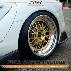 Jantes forgées sur mesure E88 3 pièces à profil profond pour Motorsport, 18 et 19 pouces, 5x120 pour <span class=keywords><strong>BBS</strong></span> Toyota <span class=keywords><strong>GR</strong></span> Supra Nissan GT-R Porsche Cayman - Product Image 1