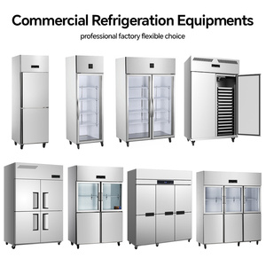 <strong>Commercial</strong> Freezer Direct Cooling Stainless Steel Dual Temperature <strong>Commercial</strong> <strong>Refrigerator</strong> Glass Door <strong>Commercial</strong> Kitchen Freezer - Product Image 5