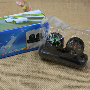 La bàn và nhiệt kế bảng điều khiển xe tự dính 2 trong 1 - Product Image 6