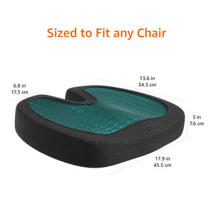 <span class=keywords><strong>Coussin</strong></span> de siège <span class=keywords><strong>ergonomique</strong></span> en mousse à mémoire de forme, <span class=keywords><strong>coussin</strong></span> rafraîchissant respirant en <span class=keywords><strong>bambou</strong></span> avec tissu personnalisé pour une utilisation prolongée - Product Image 6