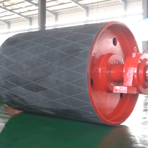 Hệ thống băng tải cao su chất lượng cao với ròng rọc dẫn động đầu phẳng - Product Image 1