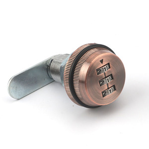 Cơ khí hợp kim kẽm <span class=keywords><strong>3</strong></span> chữ số mật khẩu lần lượt cam khóa dày tấm letterbox kết hợp khóa cho cửa gỗ - Product Image 4
