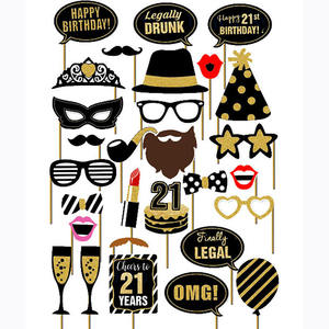 Accessoires photo d'anniversaire de fête pour hommes 212530405060 ans décoration intérieure accessoires photo - Product Image 3