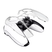 Coque de protection transparente pour manette PS5, étui de protection en cristal transparent pour PC