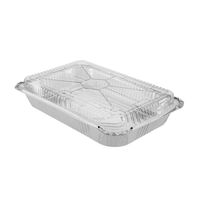Moule à pain rectangulaire miniature jetable en aluminium, compatible micro-ondes