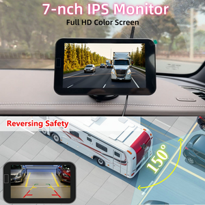 Năng lượng mặt trời không dây sao lưu máy ảnh năng lượng mặt trời từ di động không dây scratchproof xe tải Trailer Hitch Rear View hệ thống - Product Image 2