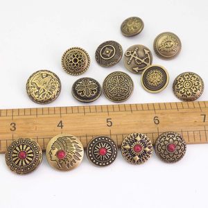 Youmeizer Lot de boutons-pression décoratifs antiques pour portefeuilles, fermetures décoratives, projets de bricolage en cuir - Product Image 5